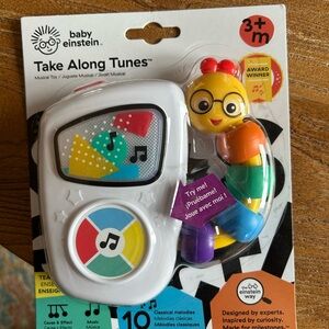 BRAND NEW Baby Einstein Musical Caterpillar Toy - White and Multicolor